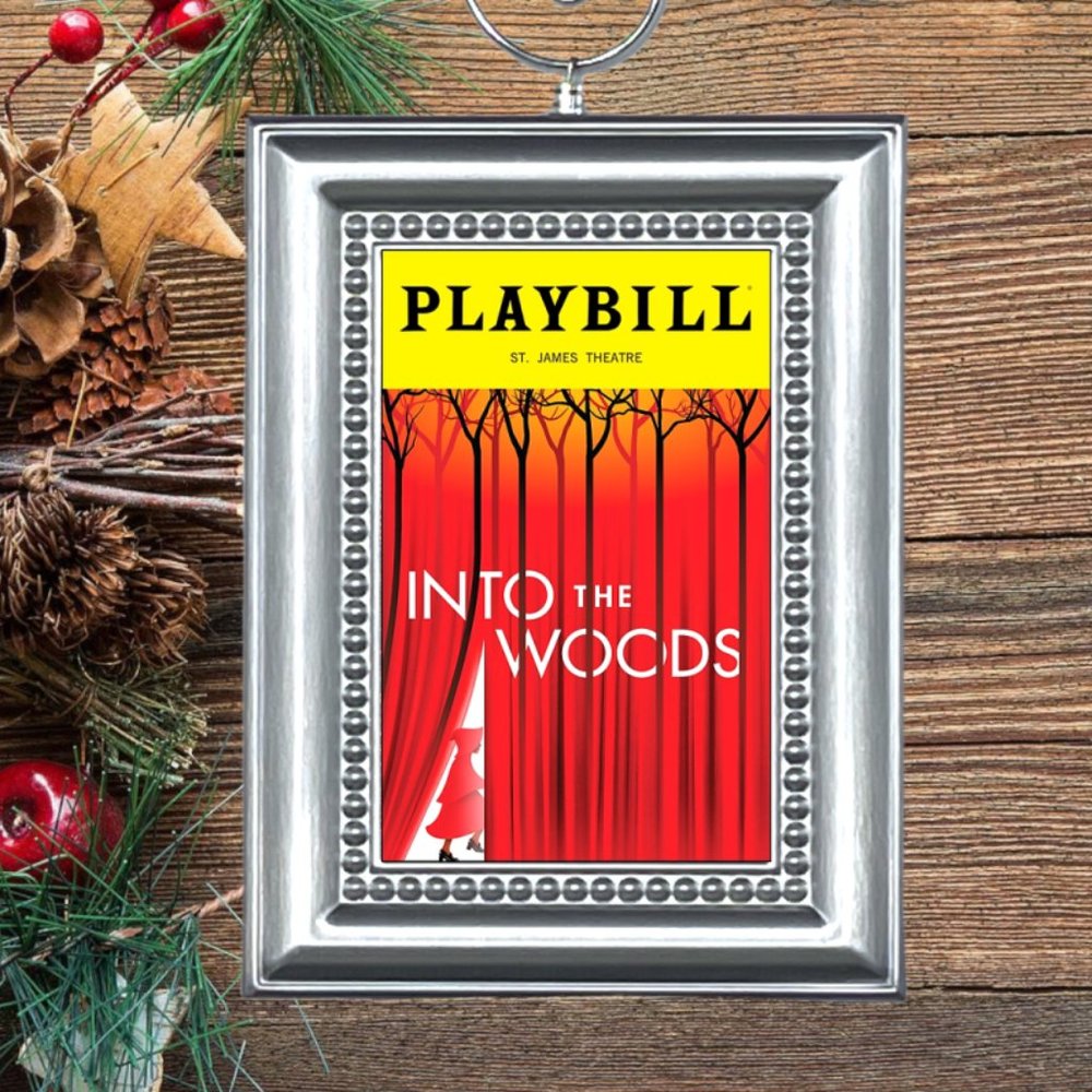 Into The Woods Broadway Musical Playbill Christmas Tree Ornament